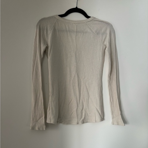 Babaton Ivory Buttoned Long Sleeve Top in size small - Picture 2 of 6